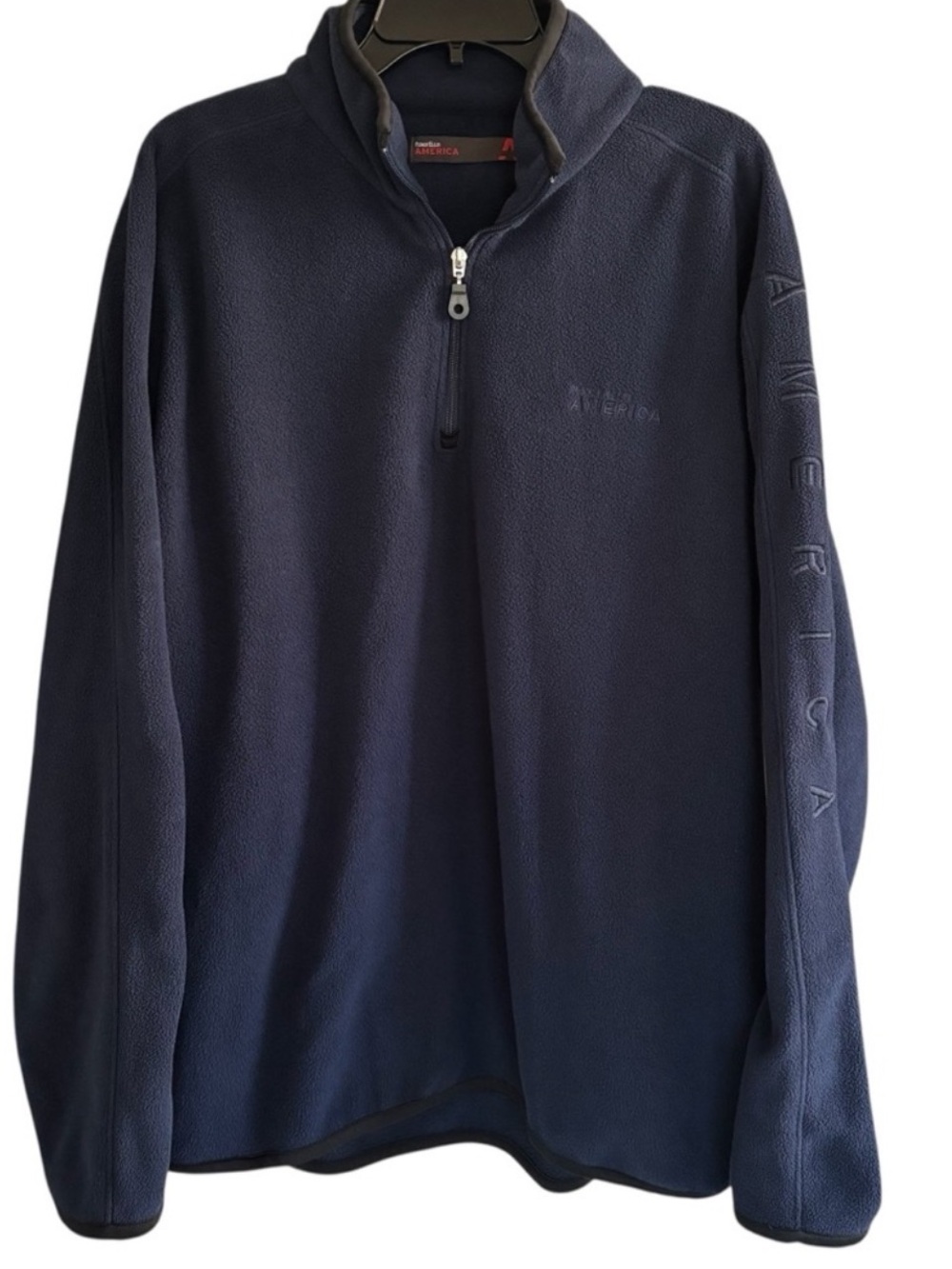 Perry Ellis America 1/4 Zip Fleece Pullover Top Men’s XL Long Sleeve Casual